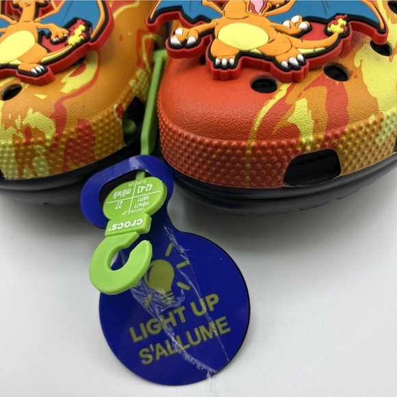 Crocs Pokémon Charizard cls Clog Size M9 / W11 210242-001 in Orange. main image 12